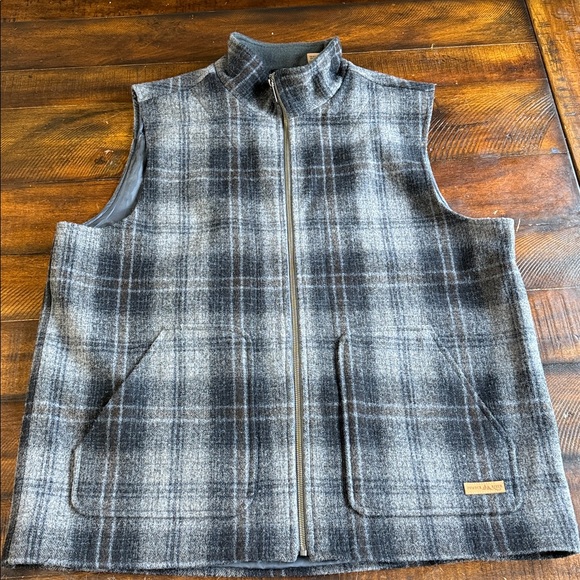 XLPowder River Outfitters panhandle lined wool vest - Picture 1 of 4